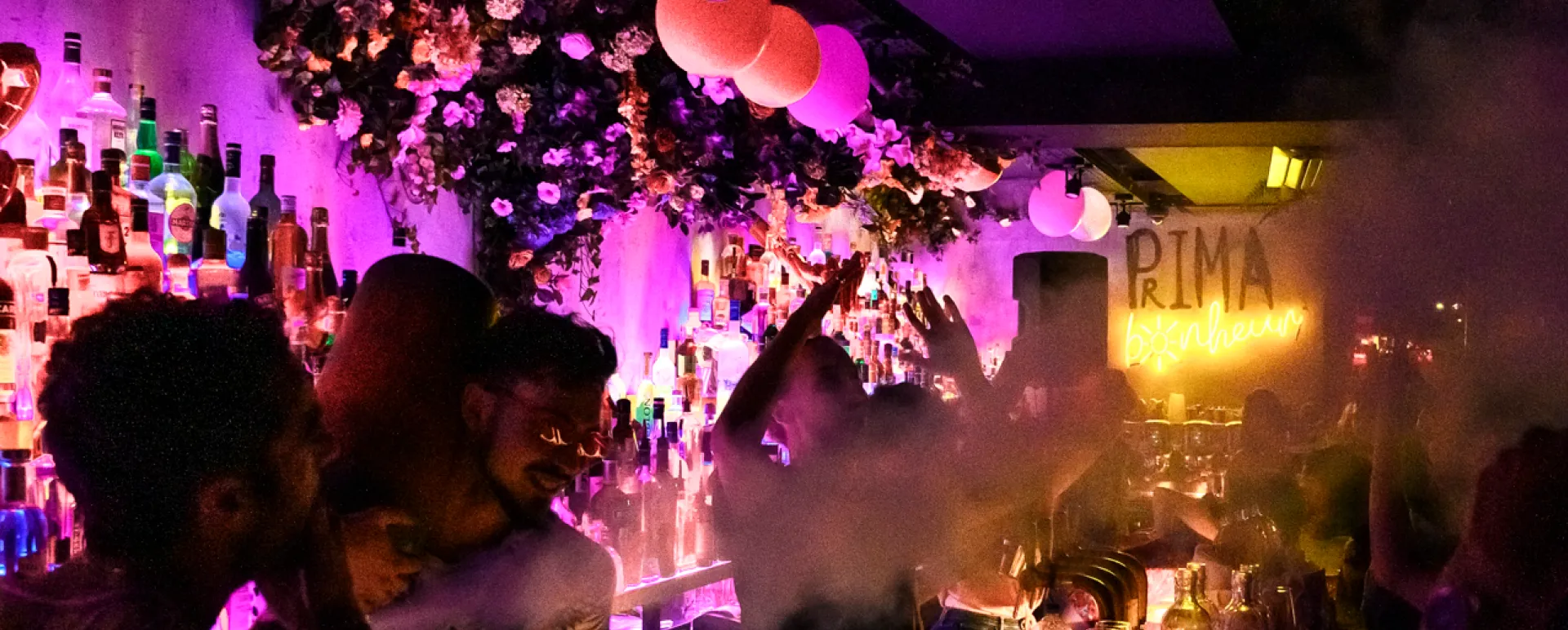 Photo d'ambiance d'une soiree dans le restaurant Prima Bonheur